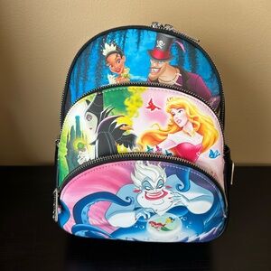 Longefly Disney Princess Vs Villains Backpack Hardtag
